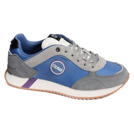 TRAVIS PLUS SHADES Gris Bleu, Baskets running Colmar