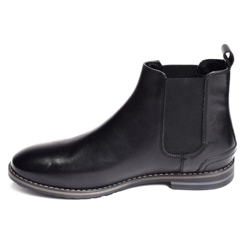 EINSTEINO Noir, Chelsea boots Redskins