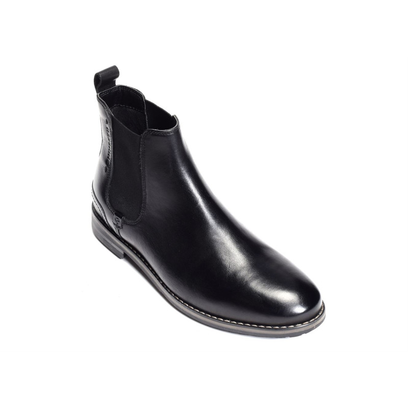 EINSTEINO Noir, Chelsea boots Redskins