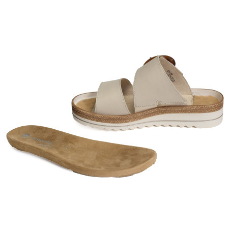 D0Q51 Beige, Mules Remonte