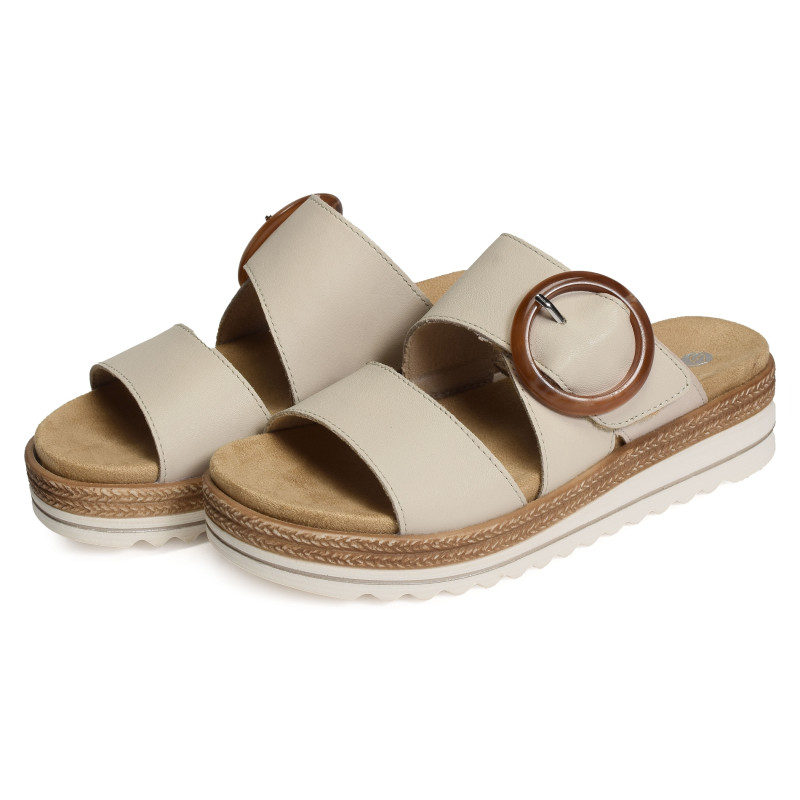 D0Q51 Beige, Mules Remonte