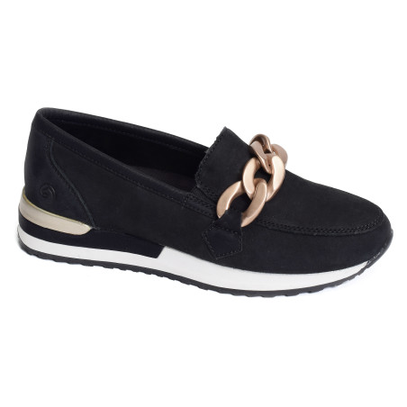 R2544 Noir, Mocassins Remonte