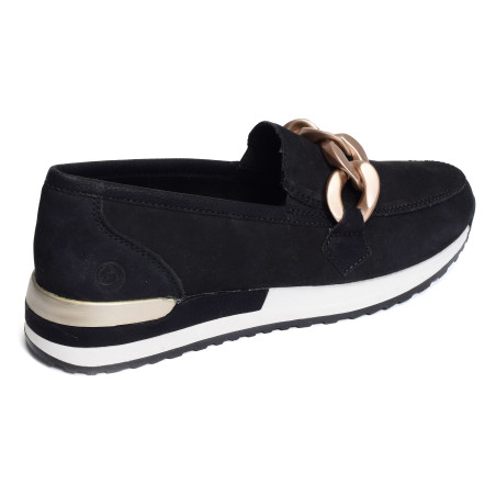 R2544 Noir, Mocassins Remonte