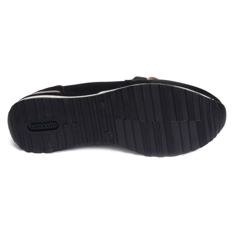 R2544 Noir, Mocassins Remonte