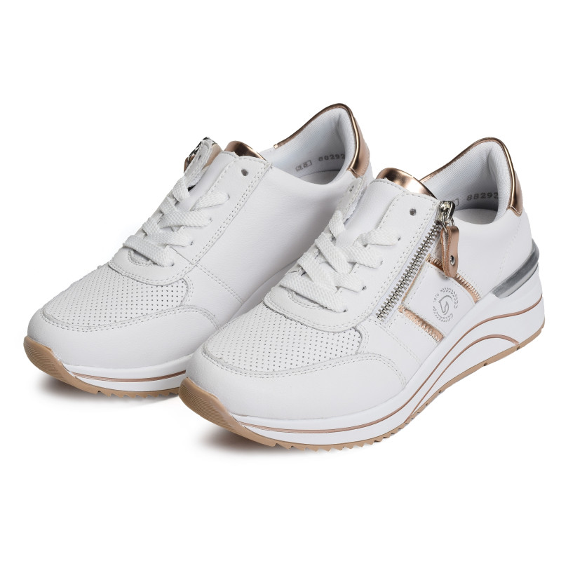 D0T04 Blanc, Baskets running Remonte