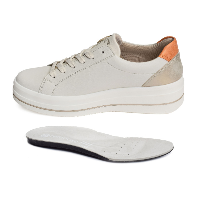 D1C01 Beige, Sneakers basses Remonte