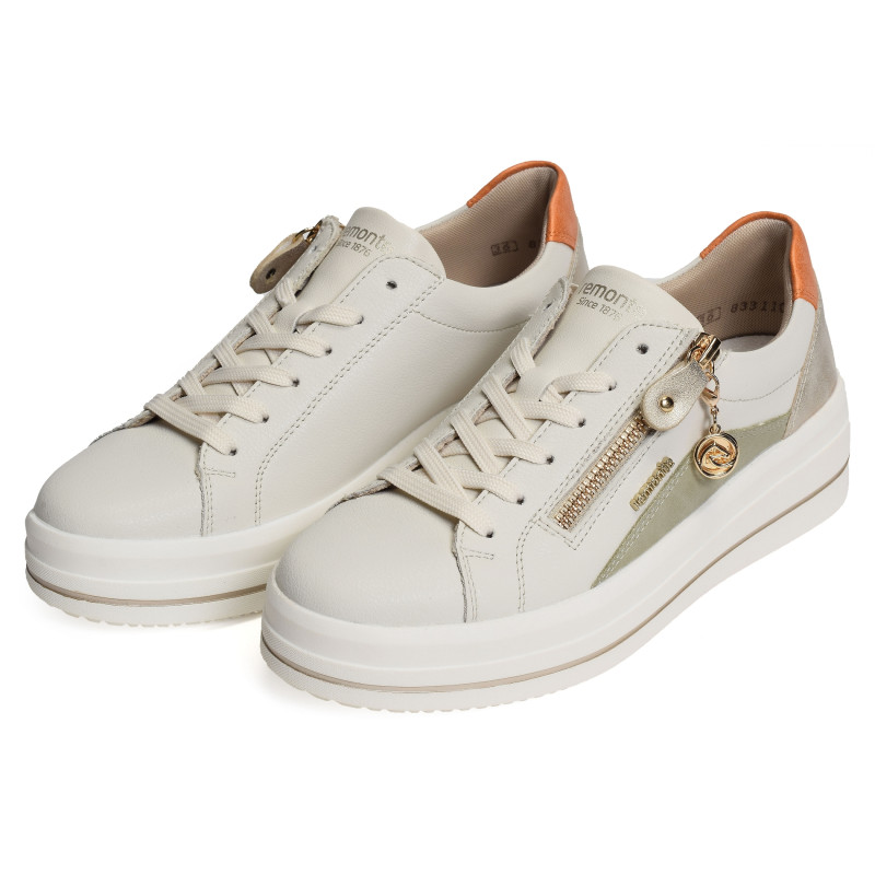 D1C01 Beige, Sneakers basses Remonte