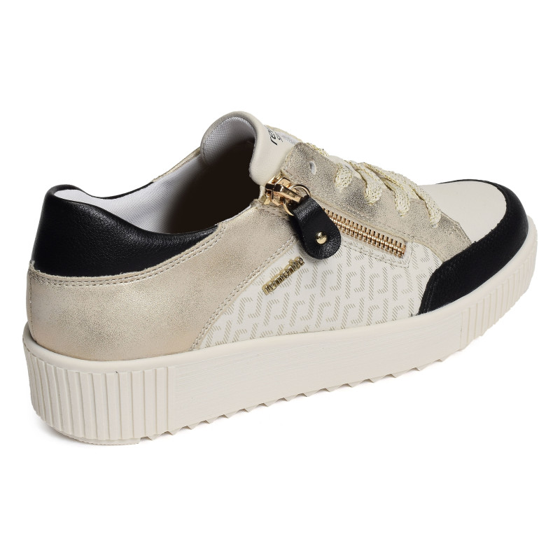 R7901 Beige Or, Sneakers basses Remonte