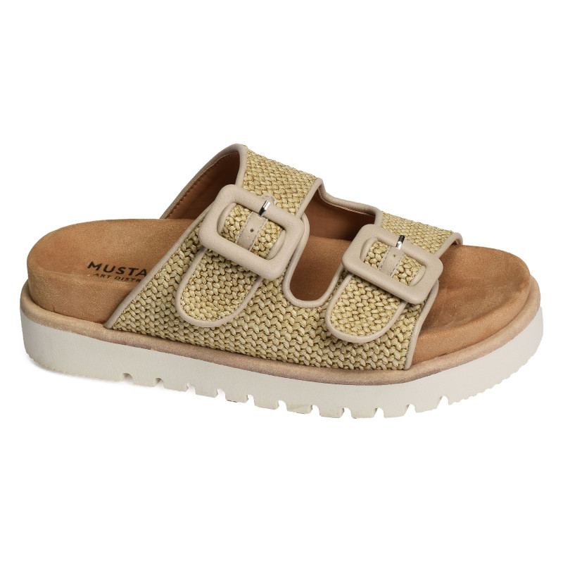 1461705 Beige, Mules Mustang