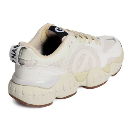 KRAZEE RUNNER Beige Blanc, Baskets running No Name