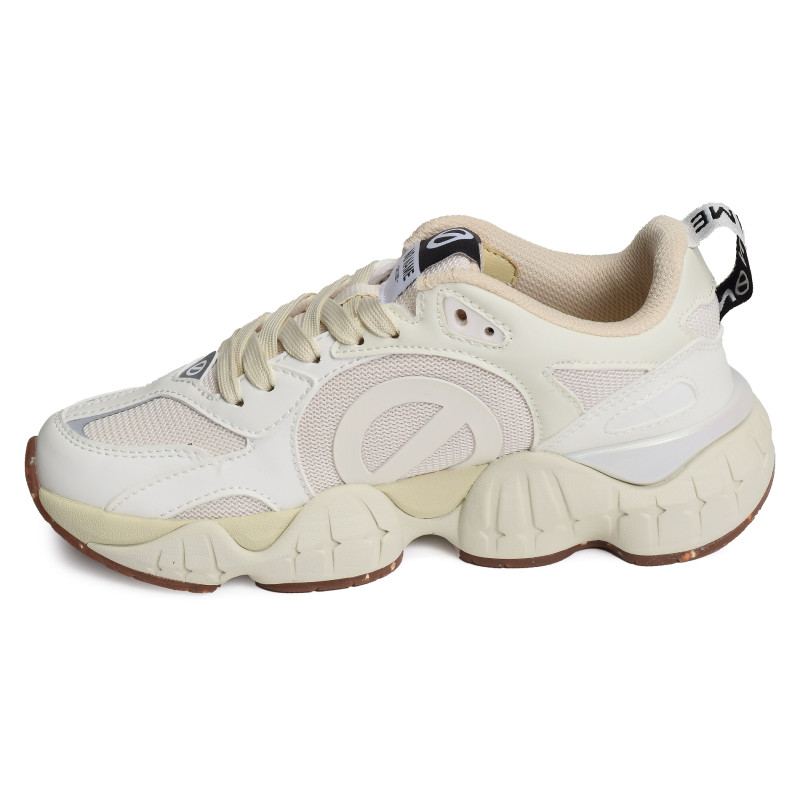 KRAZEE RUNNER Beige Blanc, Baskets running No Name