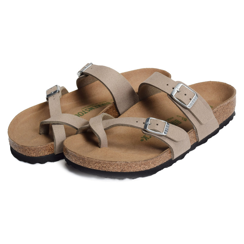 MAYARI VEGAN Taupe, Tongs Birkenstock