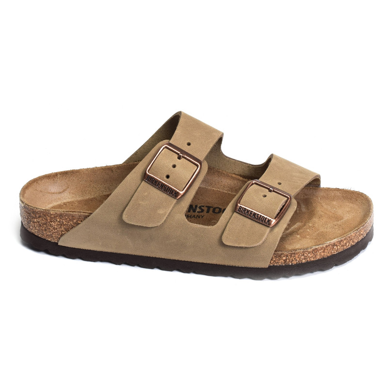 ARIZONA CUIR W Tabac, Mules Birkenstock