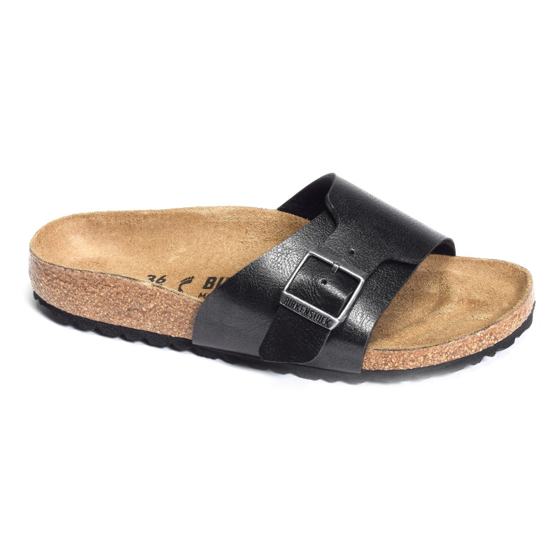 CATALINA Noir Brillant, Mules Birkenstock