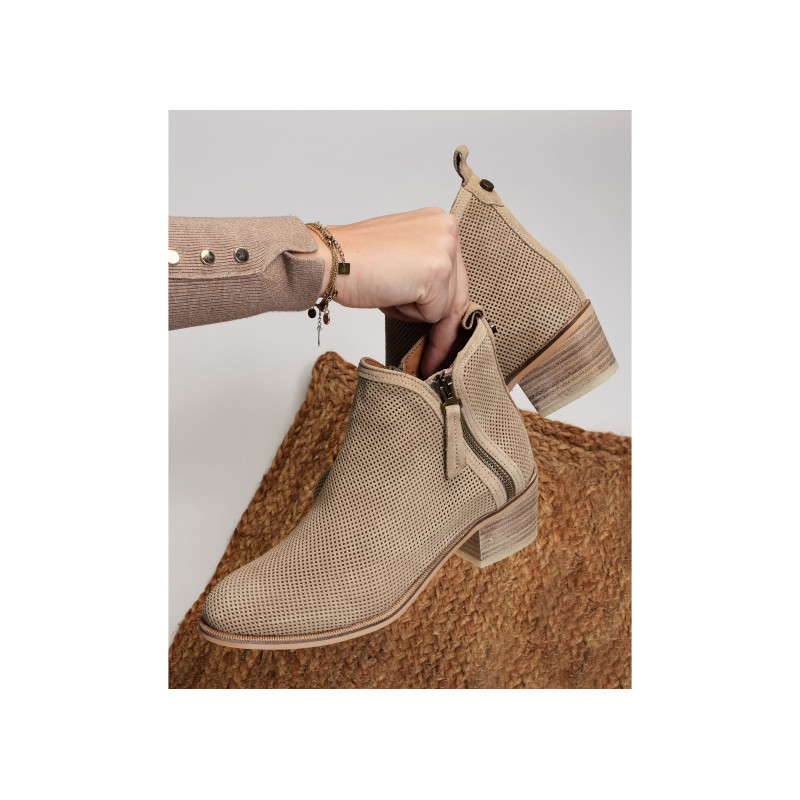 NELLY 5050 Beige, Bottines Alpe