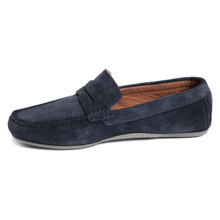 CASUAL HILFIGER SUEDE DRIVER 4998 Marine, Mocassins Tommy Hilfiger