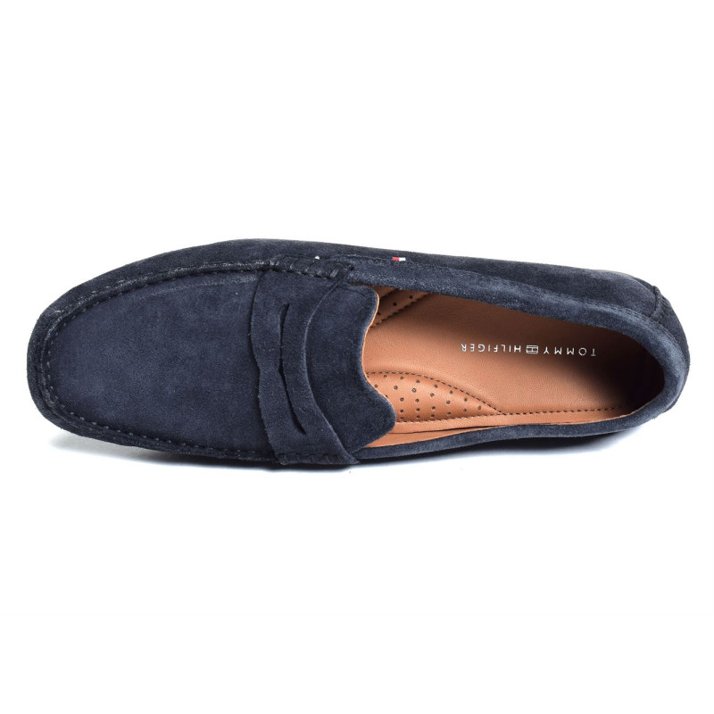 CASUAL HILFIGER SUEDE DRIVER 4998 Marine, Mocassins Tommy Hilfiger