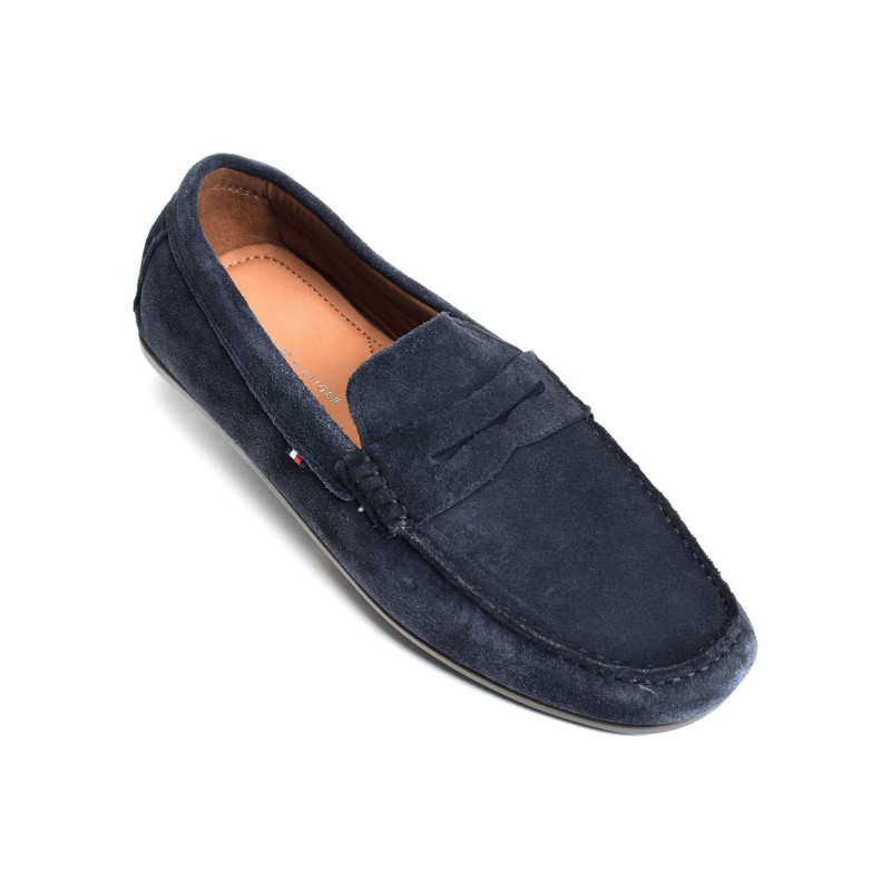 CASUAL HILFIGER SUEDE DRIVER 4998 Marine, Mocassins Tommy Hilfiger