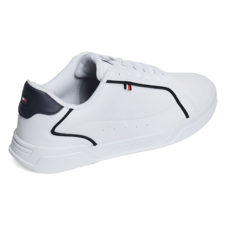 LO CUP LEATHER 4429 Blanc, Sneakers basses Tommy Hilfiger