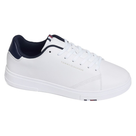 ELEVATED RBW CUPSOLE LEATHER 4487 Blanc, Sneakers basses Tommy Hilfiger