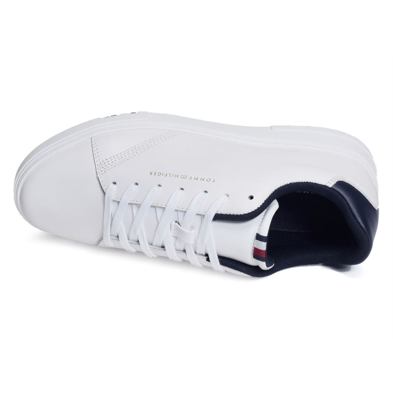 ELEVATED RBW CUPSOLE LEATHER 4487 Blanc, Sneakers basses Tommy Hilfiger