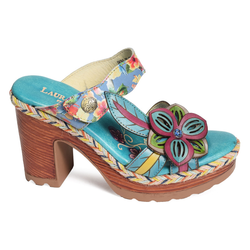 JACAO 20 Turquoise, Mules Laura Vita