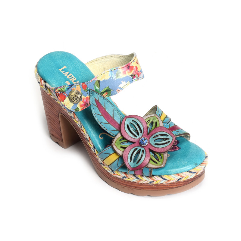 JACAO 20 Turquoise, Mules Laura Vita