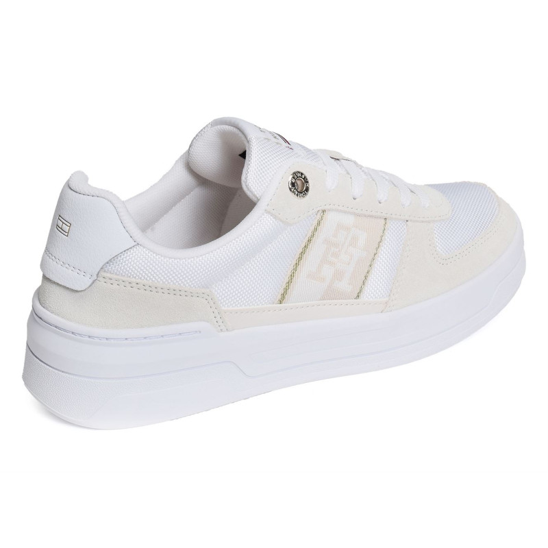 BASKET SNEAKER WITH WEBBING 6950 Blanc, Sneakers basses Tommy Hilfiger