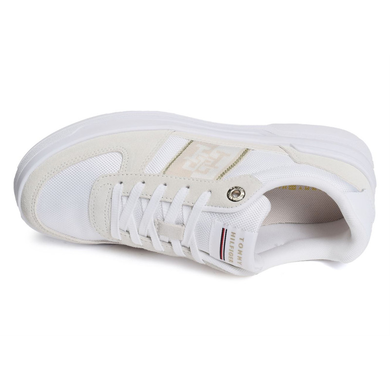 BASKET SNEAKER WITH WEBBING 6950 Blanc, Sneakers basses Tommy Hilfiger