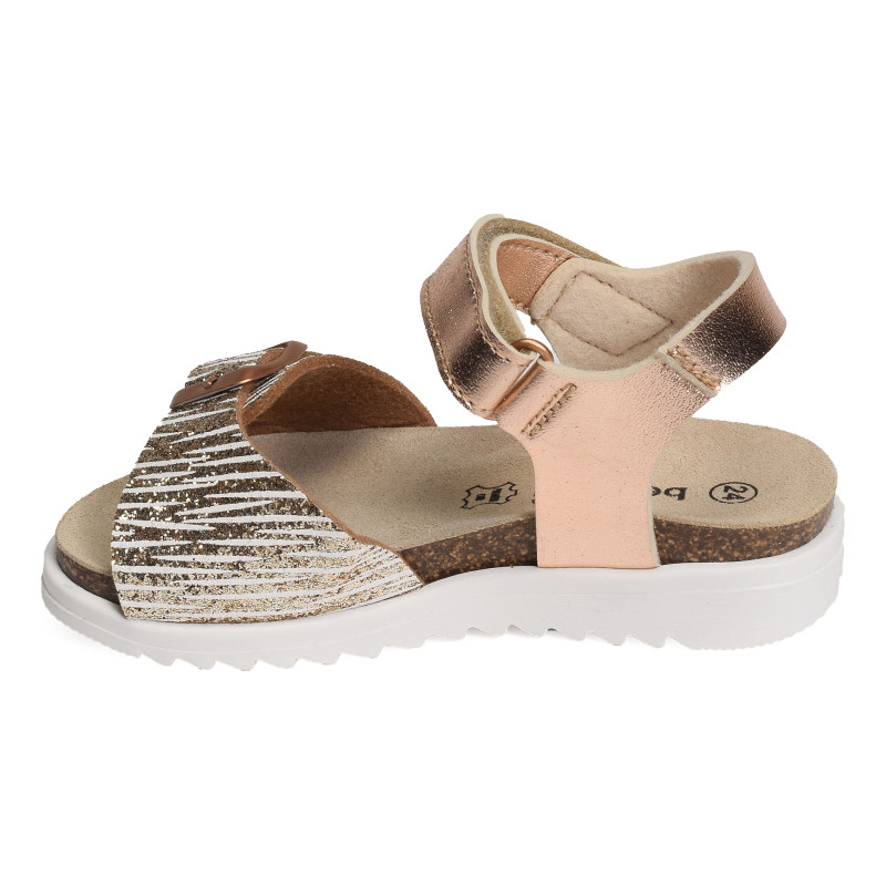 GRECE Rose, Sandales plates & Nu-Pieds Bellamy