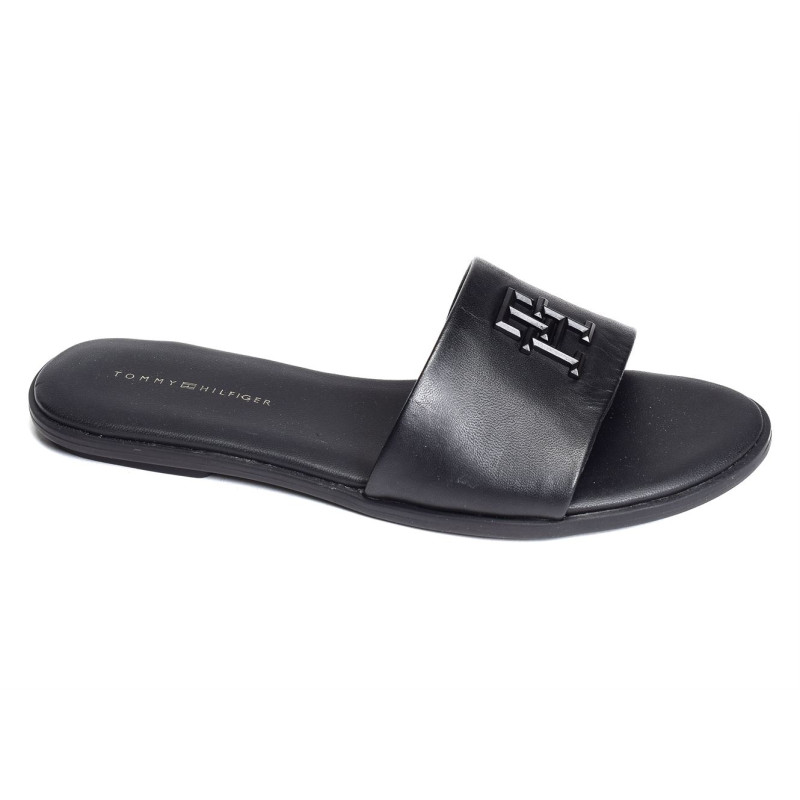 TH POP MULE 7097 Noir, Mules Tommy Hilfiger