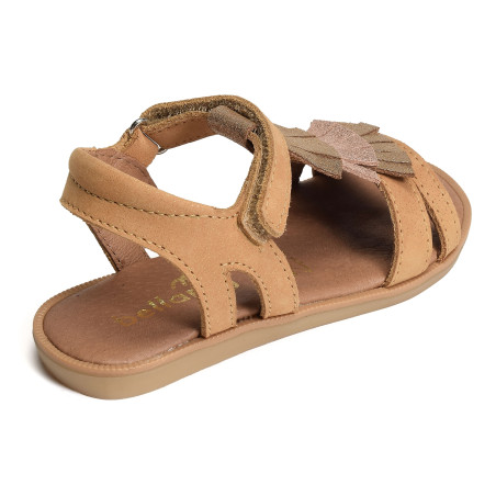 ERICA Camel, Sandales plates & Nu-Pieds Bellamy