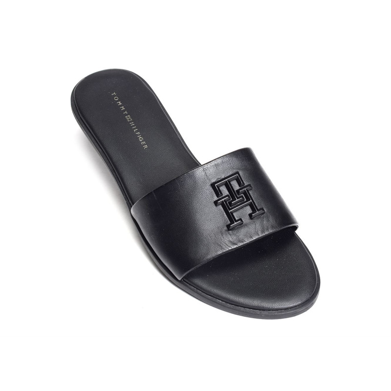 TH POP MULE 7097 Noir, Mules Tommy Hilfiger