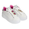 PIA 180A Blanc Rose, Sneakers basses Giopiu