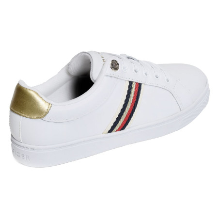 CORPORATE WEBBING SNEAKER 7117 Blanc, Sneakers basses Tommy Hilfiger