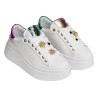 PIA 158A Blanc Multicolore, Sneakers basses Giopiu