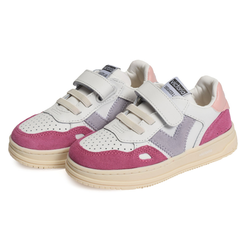 1257115 Blanc Fuchsia, Sneakers basses Victoria