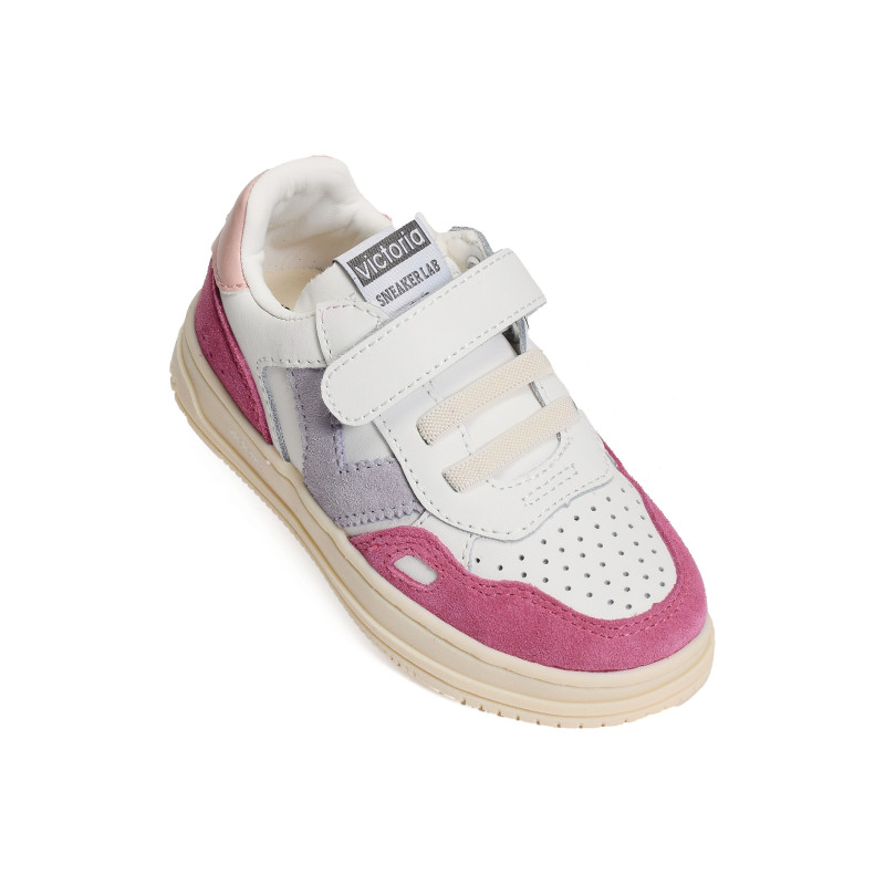 1257115 Blanc Fuchsia, Sneakers basses Victoria