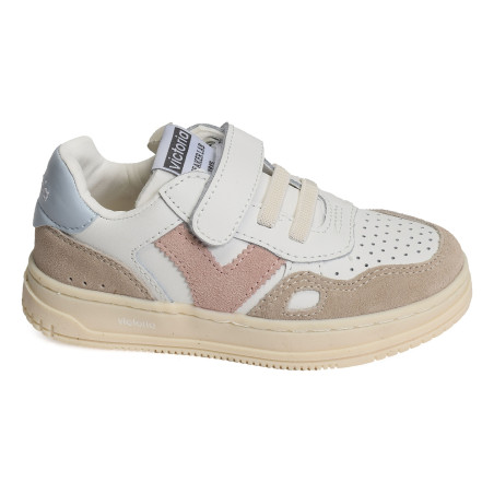 1257110 Blanc Rose, Sneakers basses Victoria