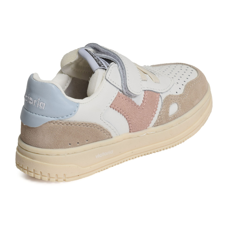 1257110 Blanc Rose, Sneakers basses Victoria