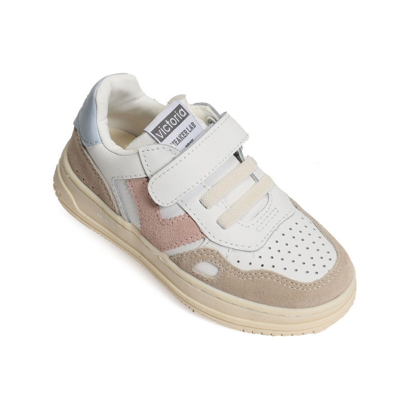 1257110 Blanc Rose, Sneakers basses Victoria