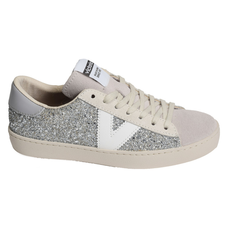 1126195 Argent, Sneakers basses Victoria