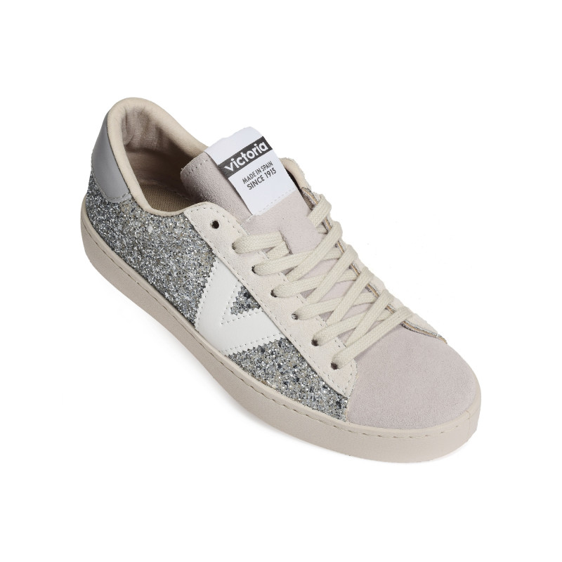 1126195 Argent, Sneakers basses Victoria