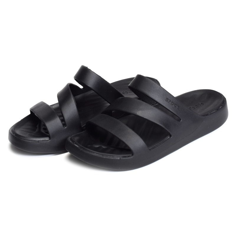 GETAWAY STRAPPY Noir, Claquettes Crocs