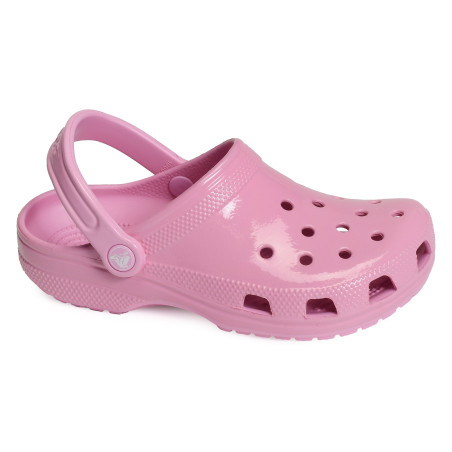 CLASSIC HIGH SHINE CLOG Verni Rose, Sabots Crocs