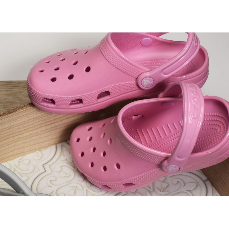 CLASSIC HIGH SHINE CLOG Verni Rose, Sabots Crocs