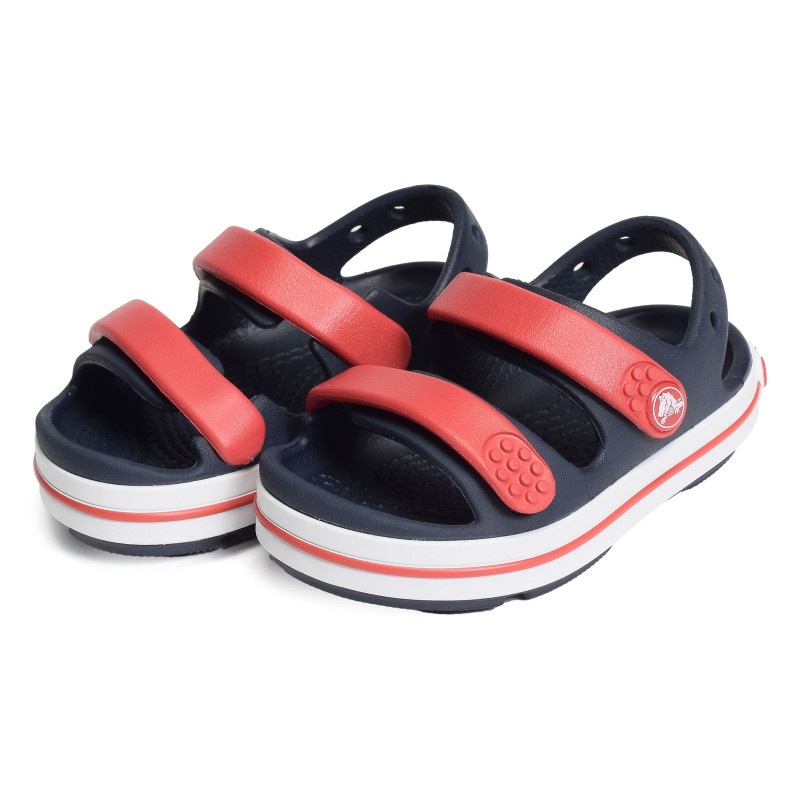 CROCBAND CRUISER SANDAL BOY Marine Rouge, Sandalettes Crocs