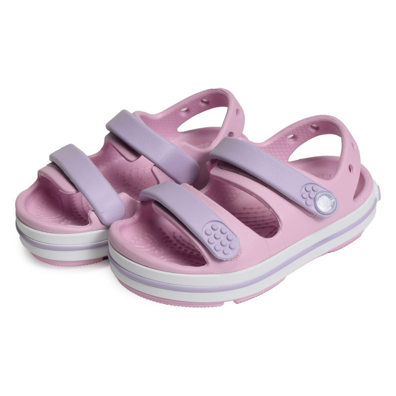 CROCBAND CRUISER SANDAL GIRL Rose Lavande, Sandalettes Crocs