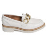 7518 Verni Blanc, Mocassins Myma