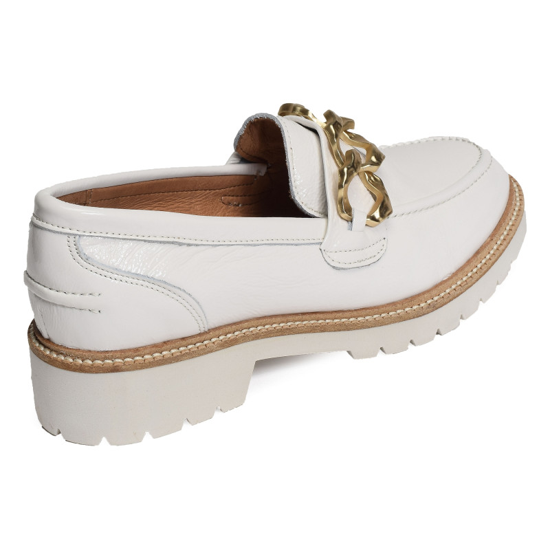 7518 Verni Blanc, Mocassins Myma